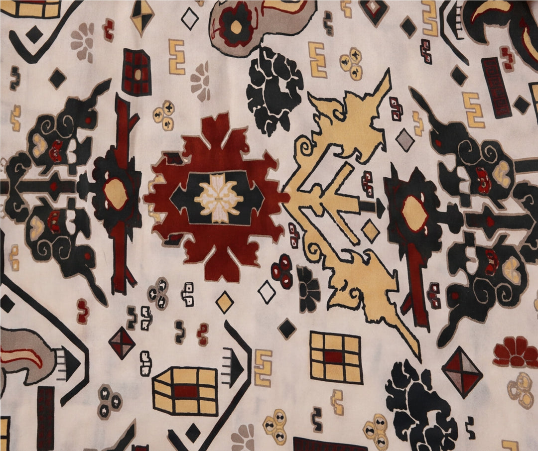 Vintage kilim ve etnik motifli ip askılı uzun kadın elbise - 12. görsel