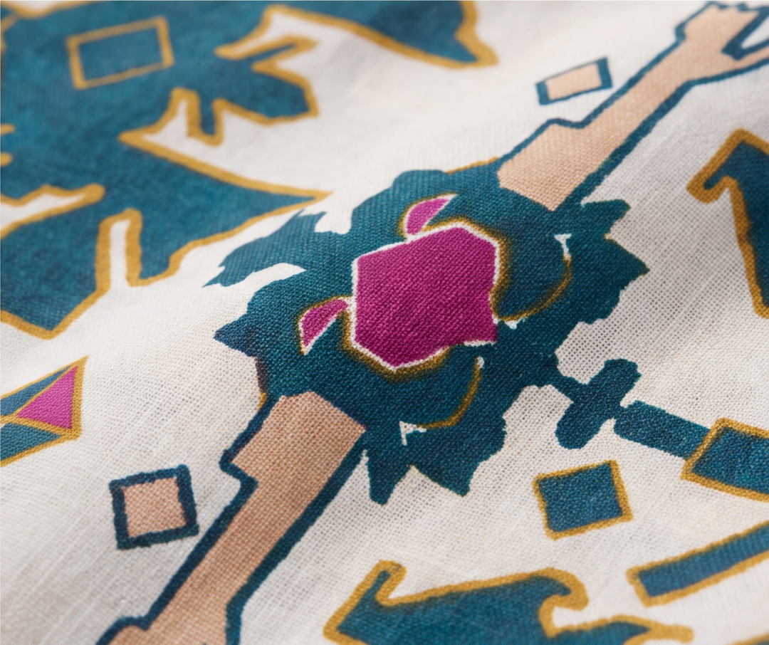 Vintage kilim ve etnik motifli ip askılı uzun kadın elbise - 6. görsel