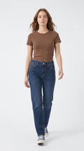 Koyu Lacivert Straight Fit Kot Pantolon - 2. görsel