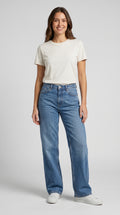 Klasik Mavi Loose Fit Kot Pantolon - 2. görsel